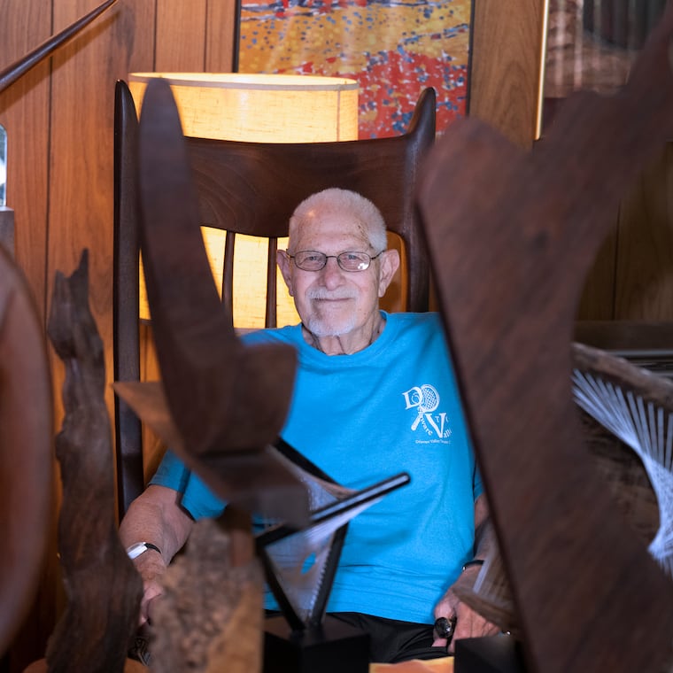 Seymour Lemonick, 90, taught and coached football for 30 years at Olney High. He always loved art and felt moved to create, but became a woodworker and sculptor after taking lessons from an Olney shop teacher.  