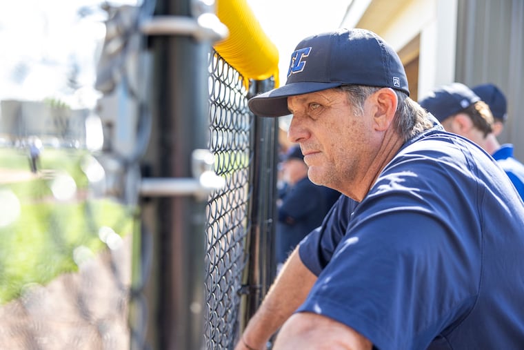 Jeff Manto, the head coach for Conwell-Egan's baseball team, will graduate from Temple on Thursday, 40 years after he originally left campus.