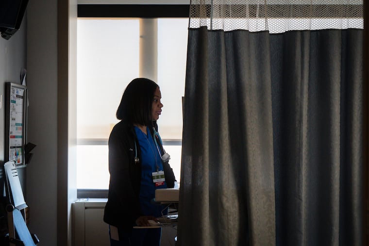 Yolanda Fowler at Temple University Hospital, September 14, 2023. The state's nursing shortage is expected to grow.