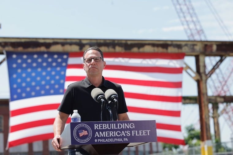 Gov. Josh Shapiro announced new investment at the Navy Yard in Philadelphia on Thursday.