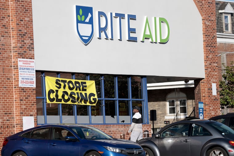 Rite Aid said in court documents that it intends to close or sell all stores. The Philadelphia-based pharmacy chain is filing for bankruptcy for the second time in less than two years.