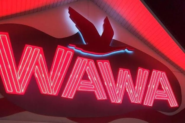 The new Wawa in Wildwood will be designed with elements of the doo-wop architectural style seen here at the Wawa at 418 W. Rio Grande Ave., also in Wildwood.