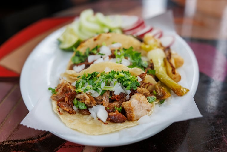 Tacos de Carnitas from Tu Rinconcito, 17 N. Third St., Philadelphia, Monday, June 9, 2025.