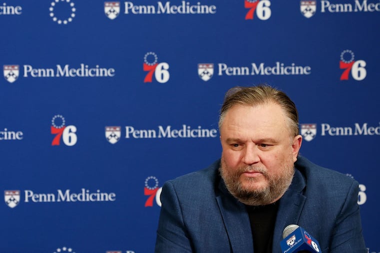The Sixers and team president  Daryl Morey have the No. 3 pick entering the NBA draft.
