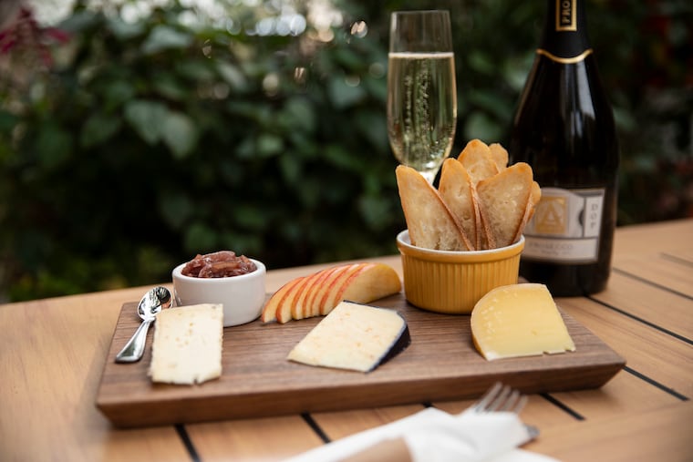 A cheese plate at Tria Cafe in Philadelphia in September 2020. Jonathan Myerow, the owner of Tria restaurants, said he expects increasing costs due to tariffs.