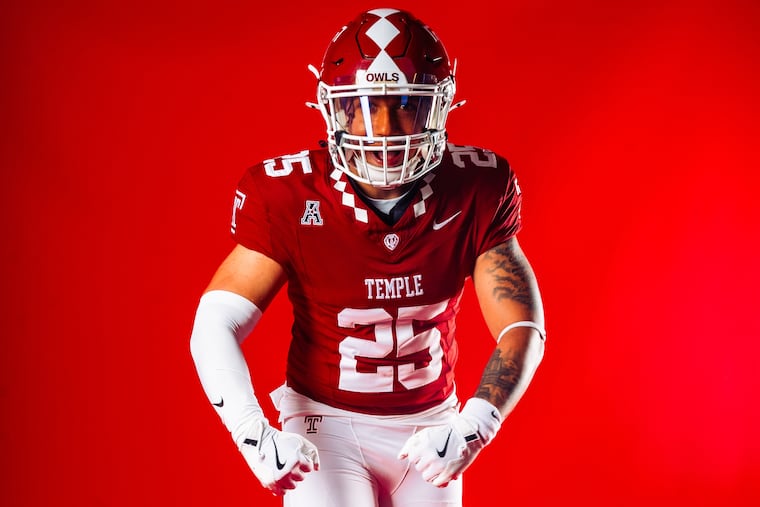 Temple released new home and away football jerseys for the 2025 season.