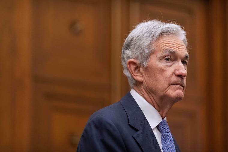 Federal Reserve Board Chairman Jerome Powell arrives for a hearing of the House Committee on Financial Services on Capitol Hill on Tuesday, June 24, 2025, in Washington.