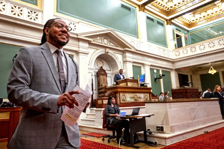 Jeffery "Jay" Young in the City Council chambers. 